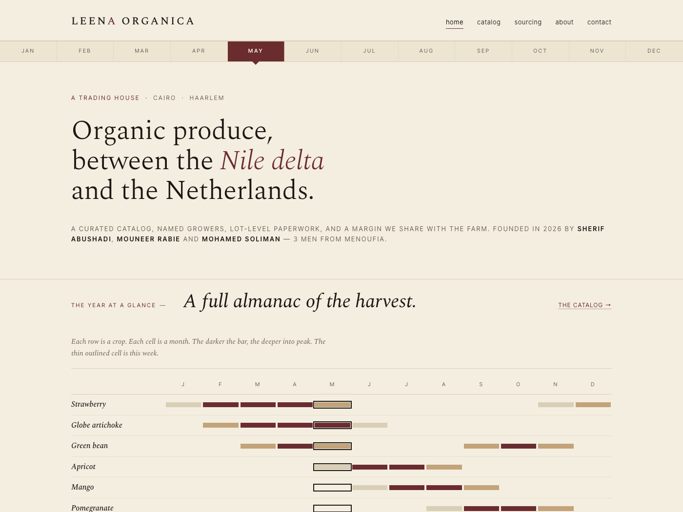 The final draft — homepage preview