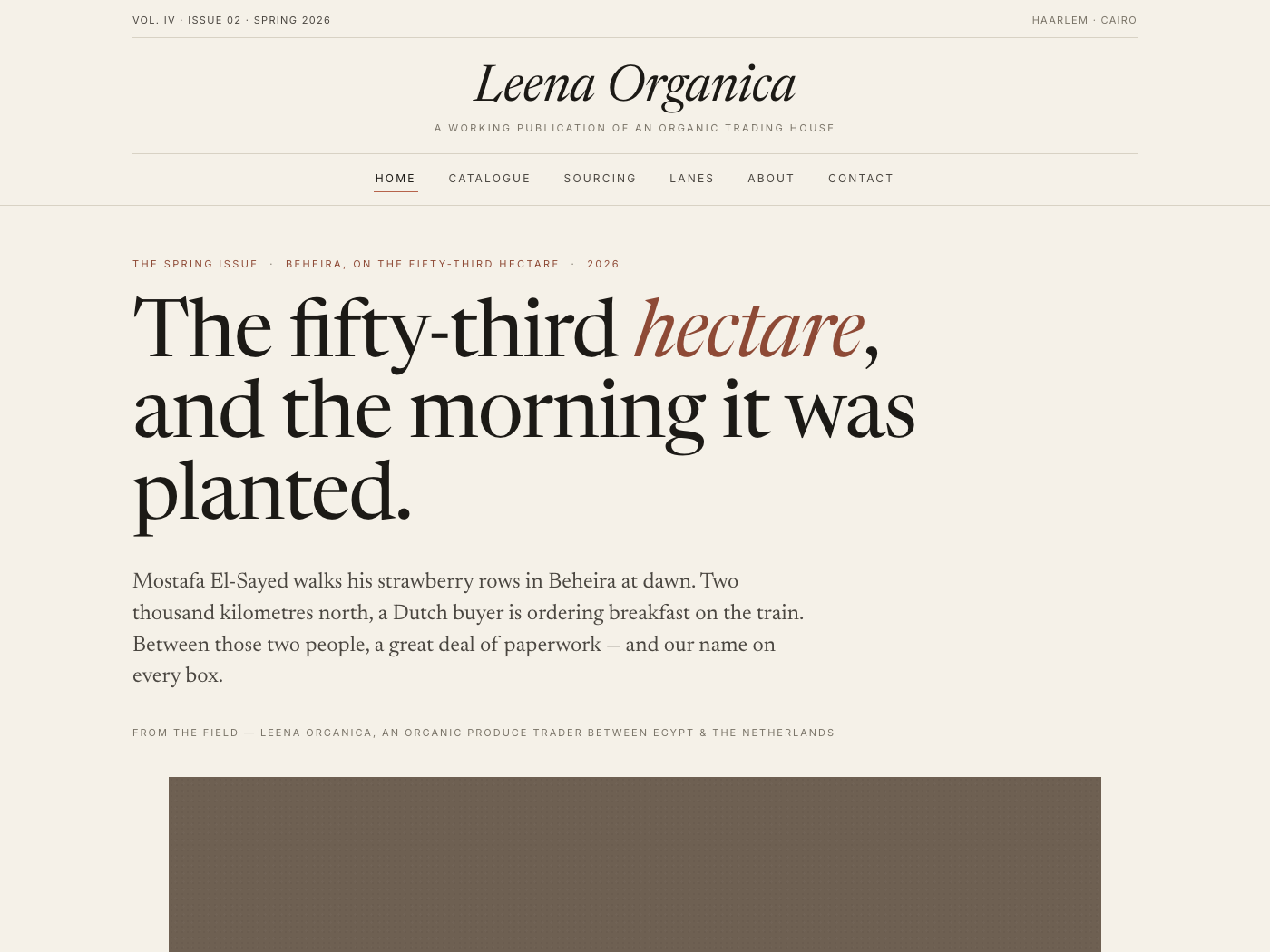 The Grower-Back Partnership — homepage preview
