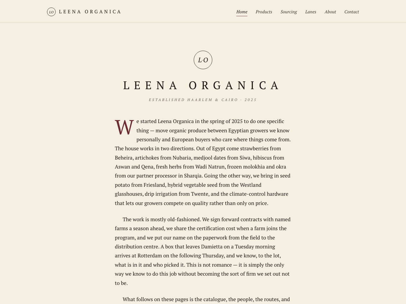 The House — homepage preview